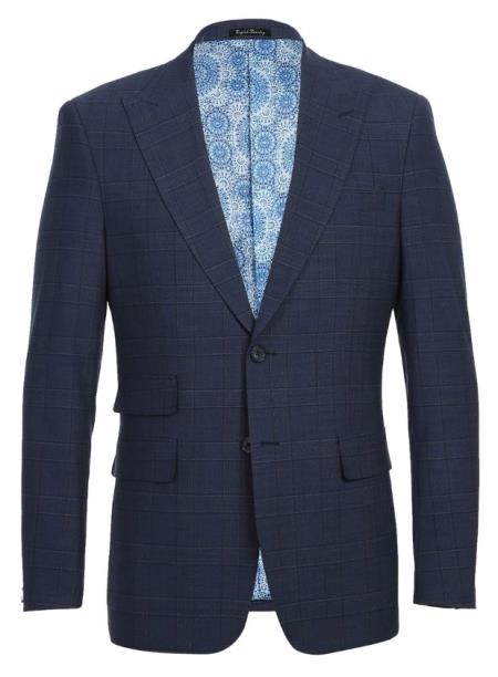 Mens Blue Business Suit