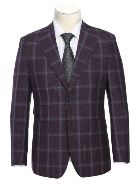 Men's Purple Business Suit