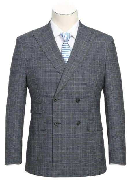 Slim Fit Gray Suits For Men