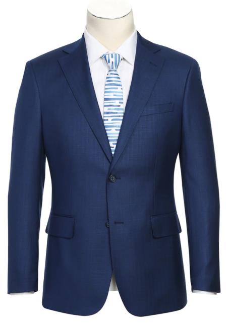 Mens Suit in Midnight Blue