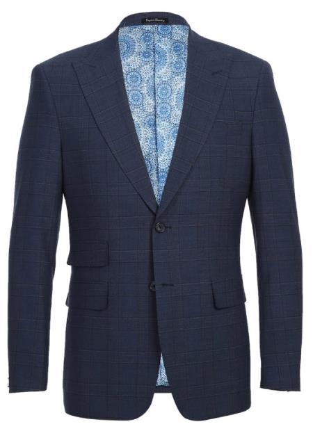 Prussian Blue Formal Suit for Men