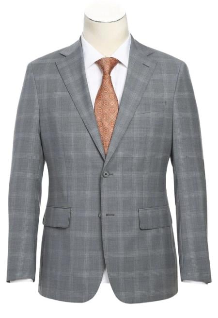 Light Gray Suit for Men – Slim - Classic Fit