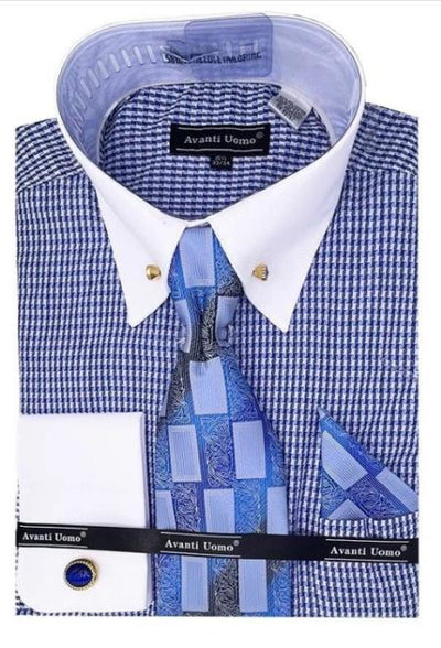 Collar Bar Dress Shirt