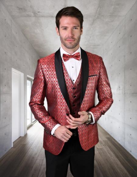 Statement Suits Red