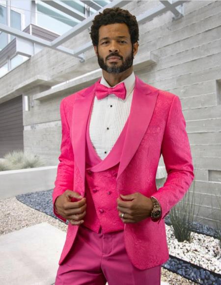 Statement Suits Hot Pink