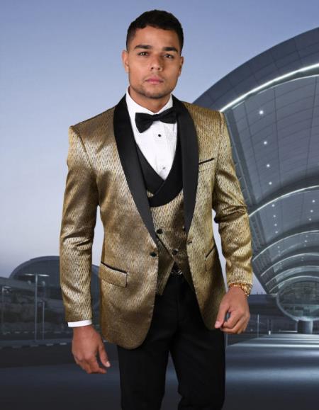 Statement Suits Gold