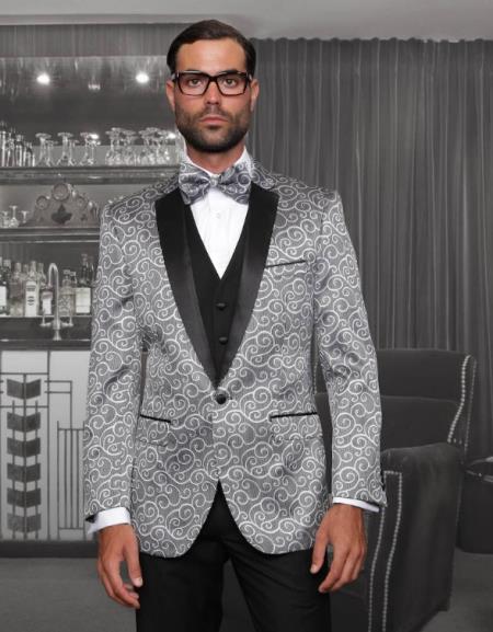 Statement Suits Silver