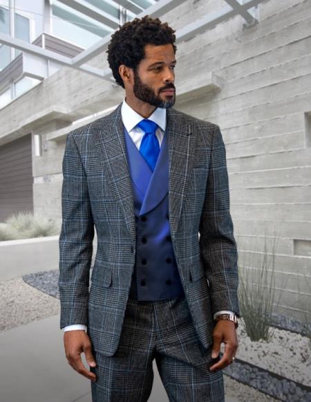 Statement Suits Indigo