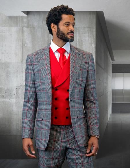 Statement Suits Red