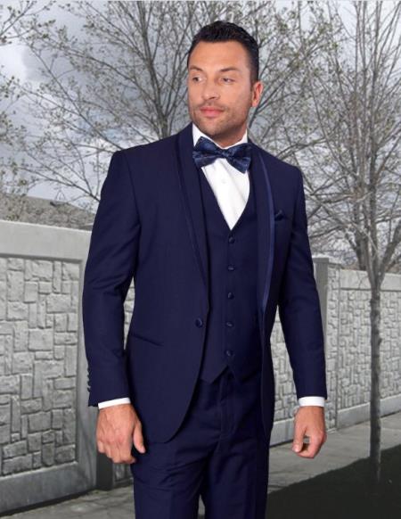 Statement Suits Navy