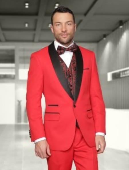 Statement Suits Red