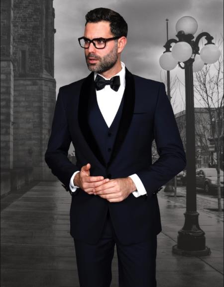 Statement Suits Navy