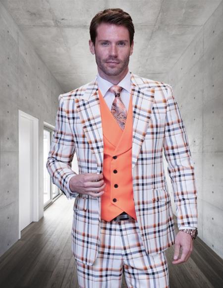 Statement Suits Orange