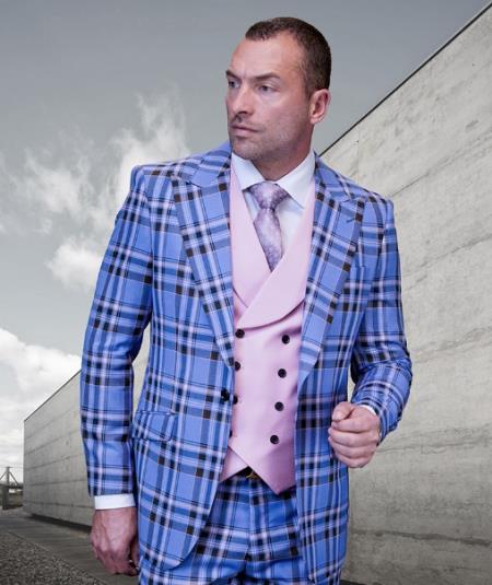 Statement Suits Indigo