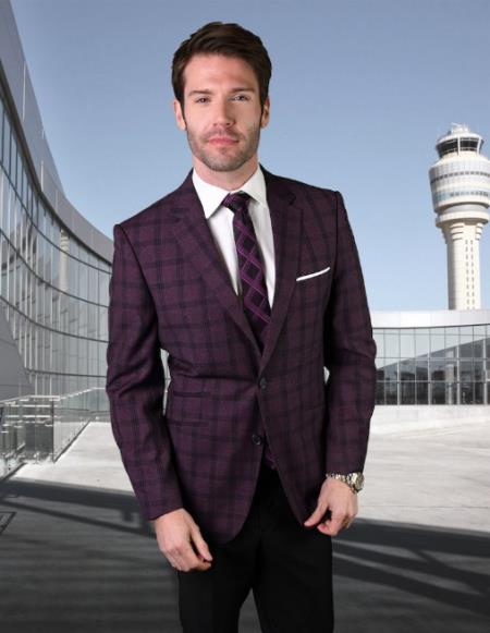 Statement Suits Burgundy