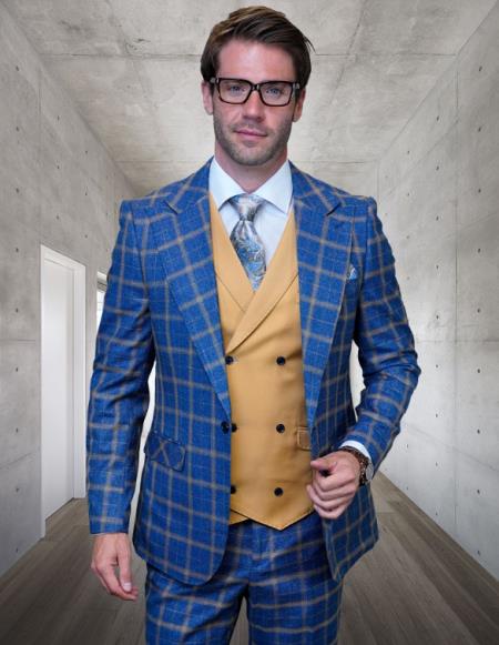 Statement Suits Indigo