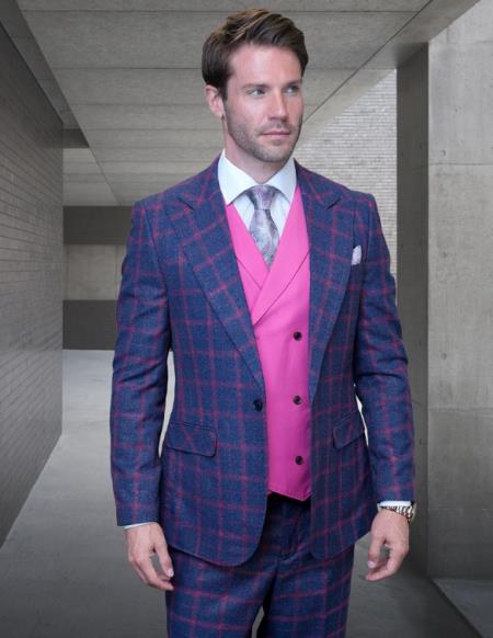 Statement Suits Navy