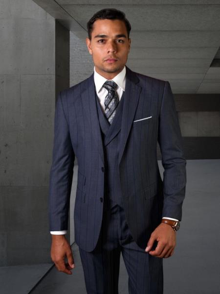 Statement Suits Indigo