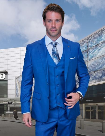 Statement Suits Indigo