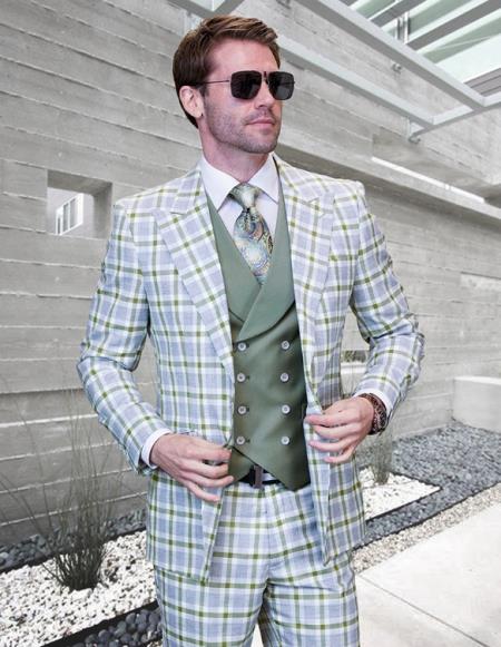Statement Suits Olive