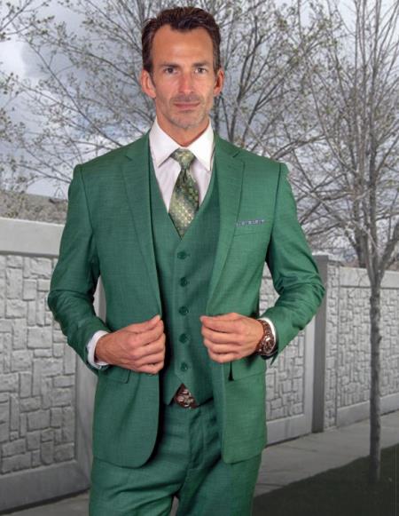 Statement Suits Forest Green
