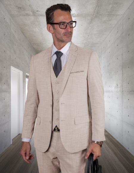Statement Suits Tan