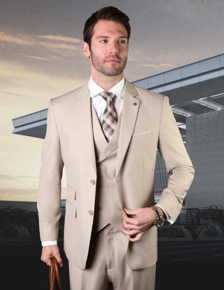 Statement Suits Tan