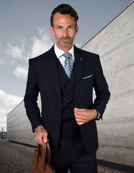 Statement Suits Navy