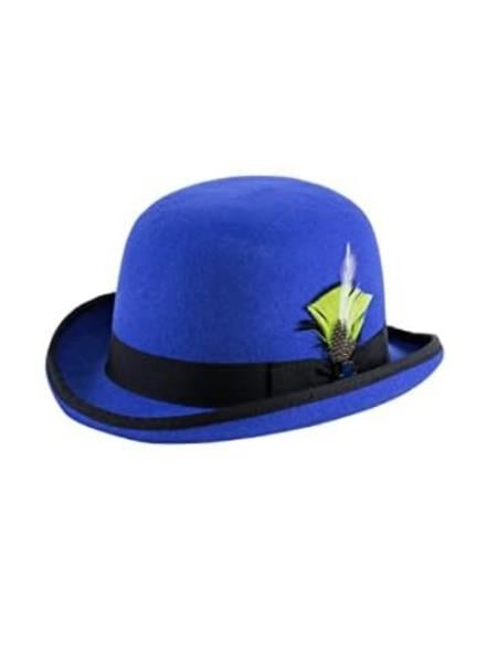 Mens Hat Royal Blue