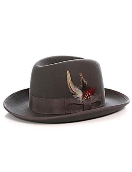 Mens Hat Charcoal