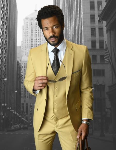 Statement Suits Tan