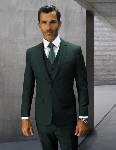 Statement Suits Hunter Green