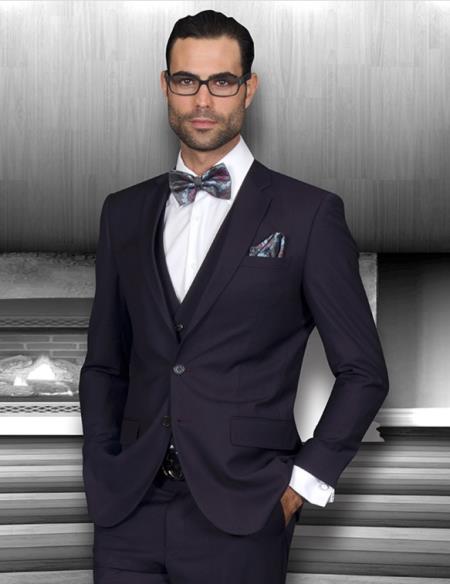 Statement Suits Eggplant