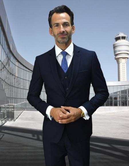 Statement Suits Navy