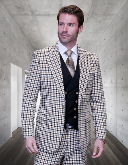 Statement Suits Camel