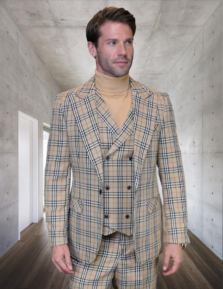 Statement Suits Tan