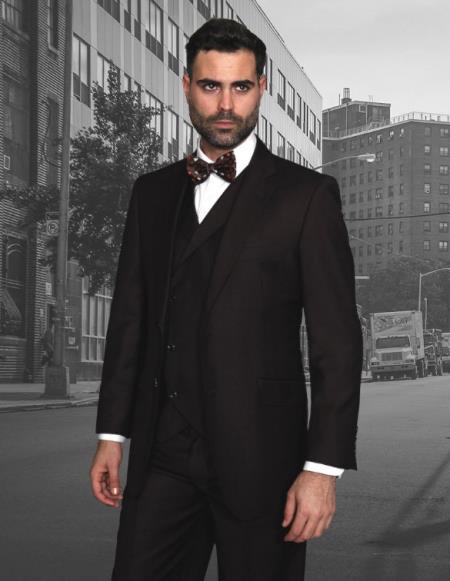 Statement Suits Brown