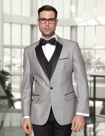 Statement Suits Silver
