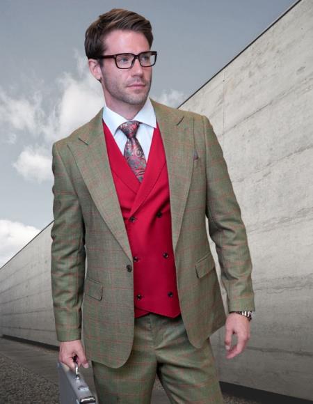 Statement Suits Olive