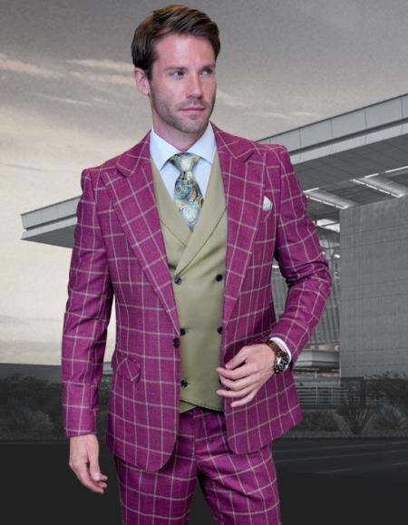 Statement Suits Wine