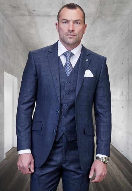 Statement Suits Indigo