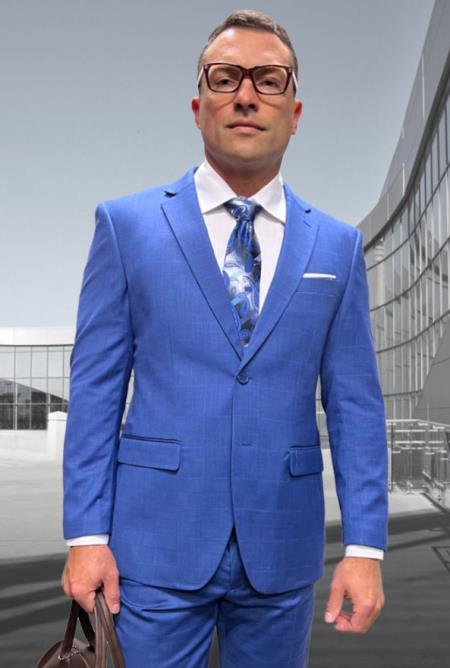 Statement Suits Blue