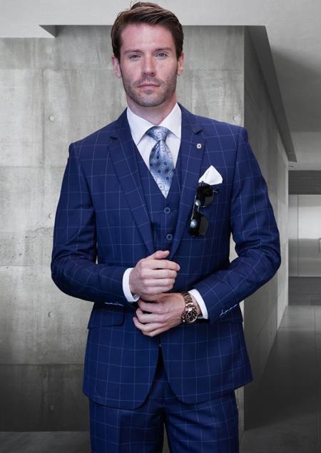 Statement Suits Navy