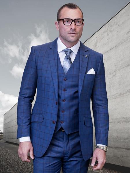 Statement Suits Indigo