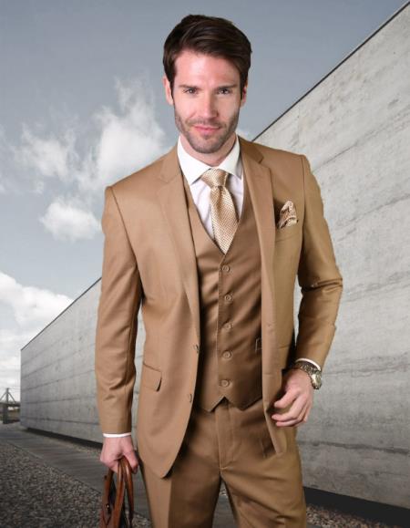 Statement Suits Camel