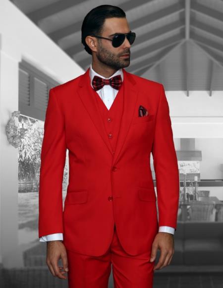 Statement Suits Red