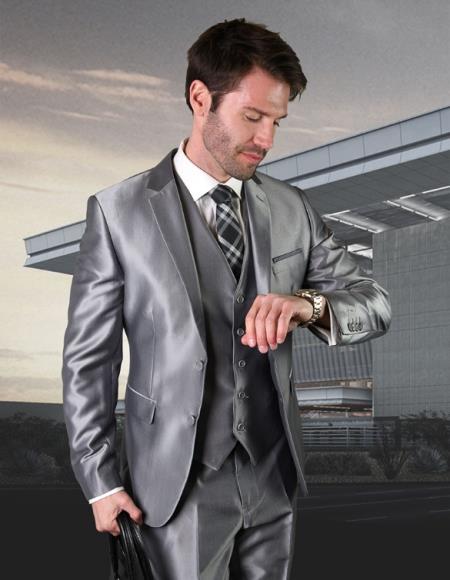 Statement Suits Grey Shark