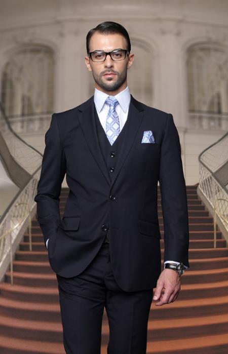 Statement Suits Navy