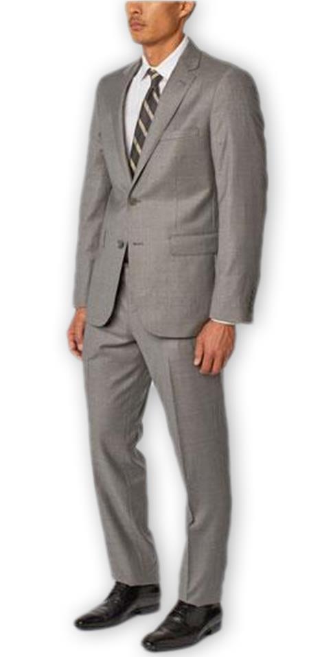 Men's 2 Piece  Gray Big And Tall  Extra Long Suit main image 0