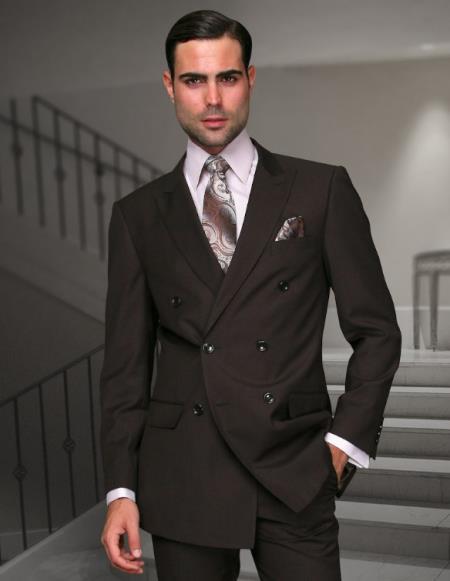 Statement Suits Brown